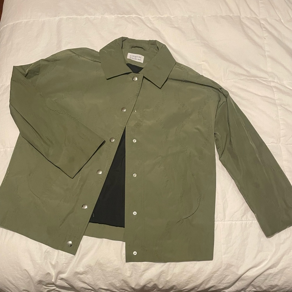[SOLD] libertine-libertine green embroidered jacket